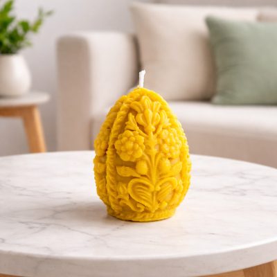 velika noč sveča iz čebeljega voska Okrasno jajce