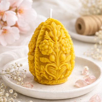 velika noč sveča iz čebeljega voska Okrasno jajce