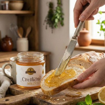 cvetlični med namaz na kruh