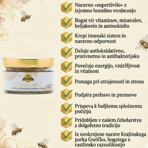 cvetni prah 100g opis