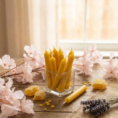 Mini svečke 10 kosov