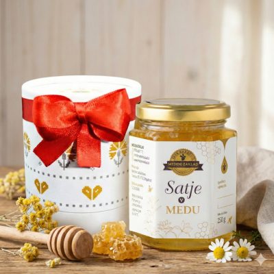 Satje v medu v darilni embalaži