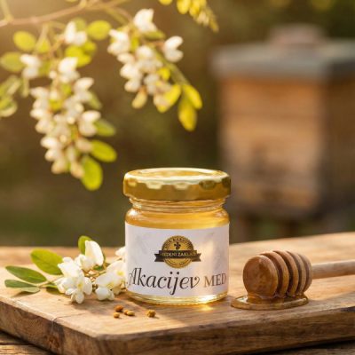 akacijev med 50g produktna fotografija