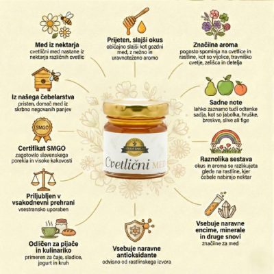 cvetlični med 50g opis